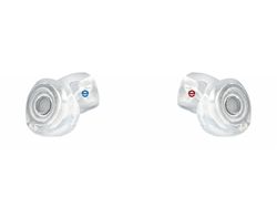 egger epro-ER štuple do uší na mieru 1 pár Úchyt: bez úchytu (nedá zvoliť spojovacie lanko), Farba tlmiacich filtrov: Modrá (ľavé ucho) / Červená (pravé ucho), Utlmenie (SNR): 15 dB