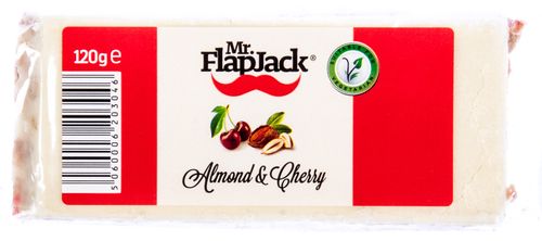 Mr. Flapjack 120 g – 6 príchutí Príchut´: Mandle-višňa