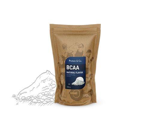 Protein&Co. INSTANT BCAA 2:1:1 250 g Príchuť: natural flavor, Váha: 500 g