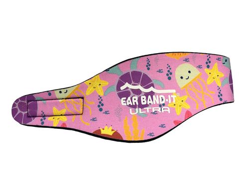 Ear Band-it® Ultra Morský život Čelenka na plavanie Veľkosť čelenky: Velká (10 - 99 rokov)