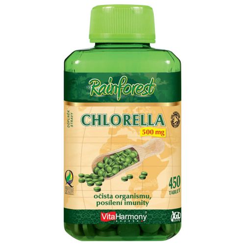 Rainforest XXL Chlorella 500 mg - 450 tbl.