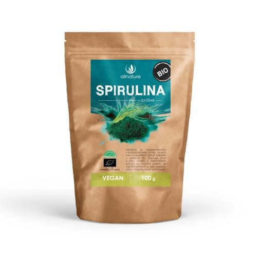 Allnature Spirulina prášok BIO 100 g