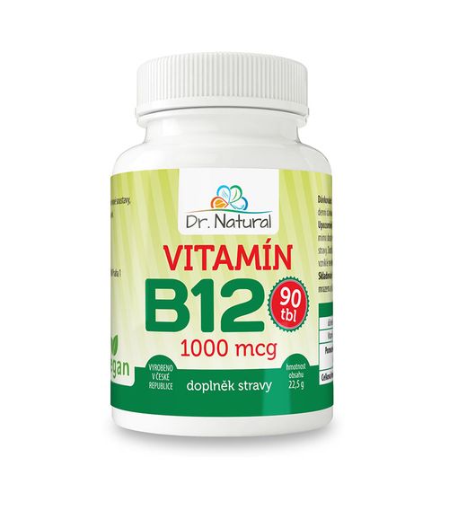 Dr.Natural Vitamín B12 1000 mcg 90 tbl.