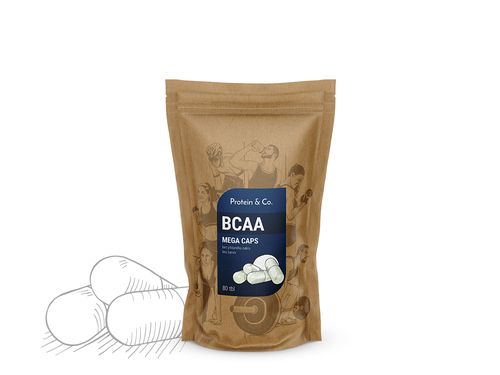Protein&Co. BCAA MEGA CAPS 80 kapsúl