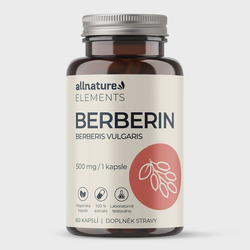 Allnature Elements Berberin 500 mg 60 kapsúl