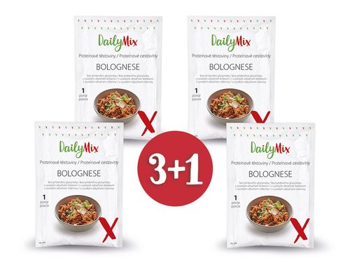 DailyMix Proteínové cestoviny Bolognese 3+1 zadarmo