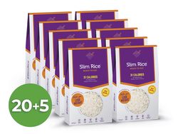 Balíček Slim Pasta ryža bez nálevu 20+5 zadarmo