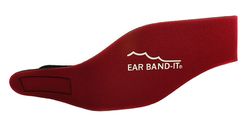 Ear Band-it® Červená Čelenka na plávanie Veľkosť čelenky: Velká (10 - 99 rokov)