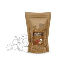 Protein&Co Proteínová kaša s chia 480 g Príchuť: arašidy s brusnicami, Váha: 480 g