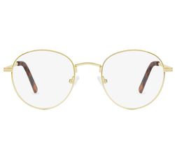 D.Franklin Classic Round okuliare proti modrému svetlu Farba: Zlatá