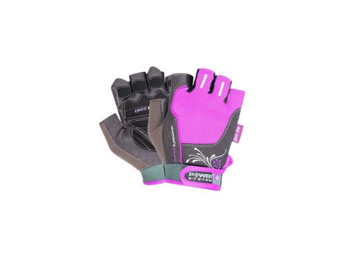 Fitness rukavice WOMANS POWER (POWER SYSTEM) Veľkosť: L, Barva: Ružová
