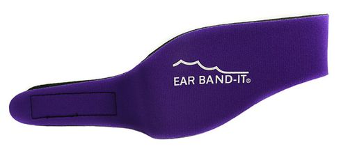 Ear Band-it® Fialová Čelenka na plávanie Veľkosť čelenky: Stredná (4 - 9 rokov)