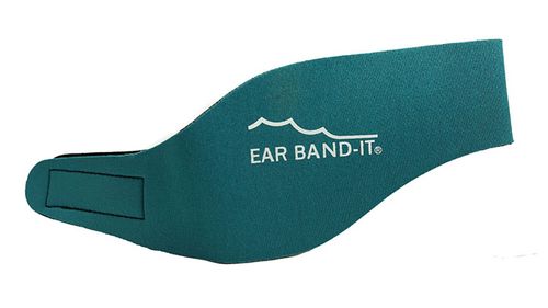 Ear Band-it® Teal Čelenka na plávanie Veľkosť čelenky: Stredná (4 - 9 rokov)