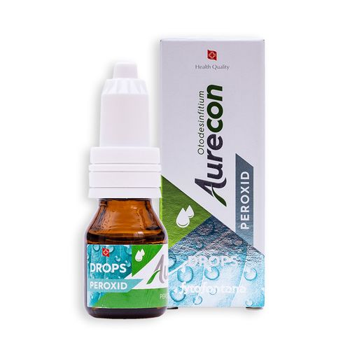 Aurecon Ušné kvapky s peroxidom 10 ml