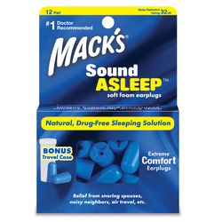 Mack's Sound Asleep Štuple na spanie - 12 párov