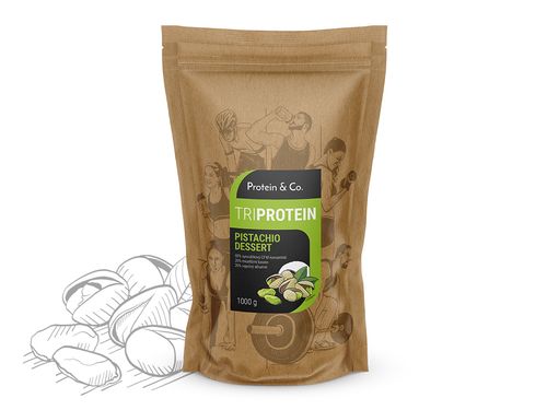 Protein&Co. Triprotein – 1 kg Príchut´: Pistachio dessert