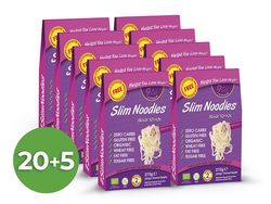 Slim Pasta Výhodný balíček Slim Pasta Rezance (25 ks) 6 750 g