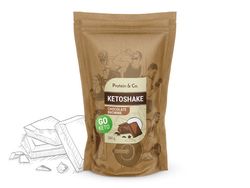 Protein&Co. Ketoshake - proteínový diétny koktail Príchut´: Chocolate brownie, Množstvo: 500g