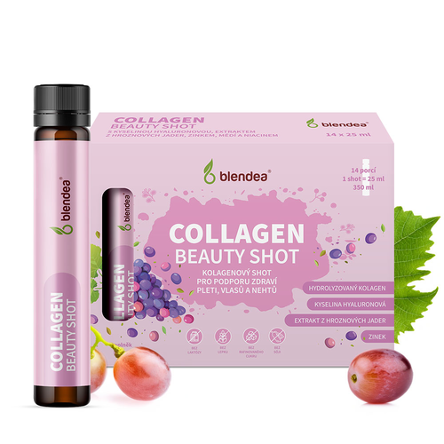 Collagen Beauty Shot s kyselinou hyalurónovou a zinkom 14x 25 ml