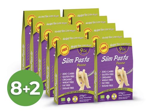 Slim Pasta Výhodný balíček Slim Pasta Penne (10 ks) 2 500 g
