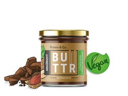 Protein&Co. Arašidový krém s mliečnou čokoládou s ryžovým mliekom VEGAN 330 g