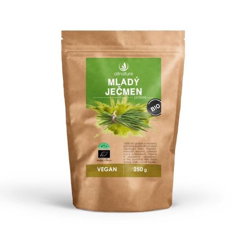 Mladý jačmeň prášok Bio Allnature 250 g