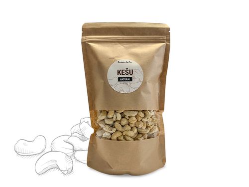 Protein&Co. Kešu natural nesolené Váha: 1000 g