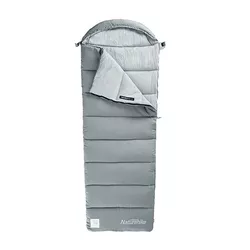 Naturehike Spací vak M400 Sivá - zips