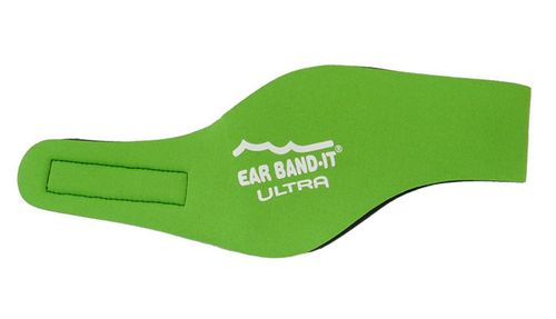 Ear Band-It® Ultra Zelená Čelenka na plávanie Veľkosť čelenky: Stredná (4 - 9 rokov)