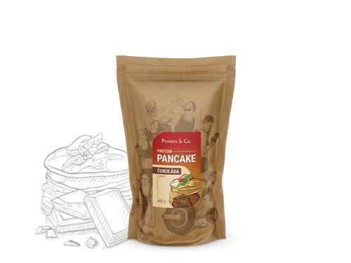 Protein&Co. Proteínové palacinky 480g Príchut´: Čokoláda