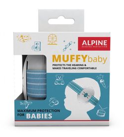 Alpine Muffy Baby Detské izolačné slúchadlá Farba: Modrá