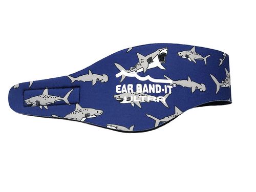 Ear Band-it® Ultra Žraločia Čelenka na plavanie Veľkosť čelenky: Malá (1 - 3 rokov)
