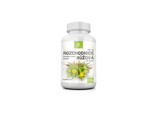 Allnature Rozchodnica ružová - Rhodiola Rosea 500 mg 60 kapsúl