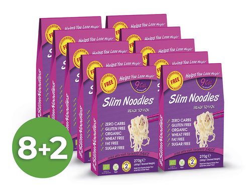 Slim Pasta Výhodný balíček Slim Pasta Rezance (10 ks) 2 500 g