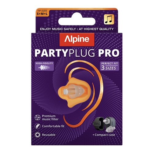 Alpine PartyPlug Pro Natural Chrániče 21 dB 1 pár