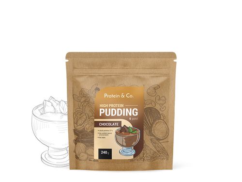 High protein pudding 240 g Chocolate