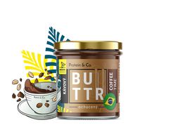 Protein&Co. COFFEE TIME – orieškový krém s kávou 330 g