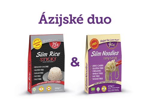 Slim Pasta Výhodný balíček Slim Rice + Slim Noodles 470 g