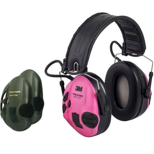 3M™ Elektronický chránič sluchu PELTOR™ SportTac™ Farba: Ružová / olivová