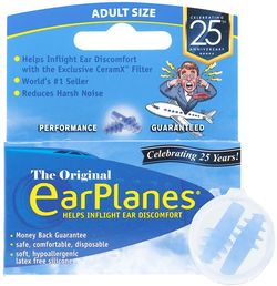 Cirrus EarPlanes Original - štuple do uší do lietadla pre dospelých