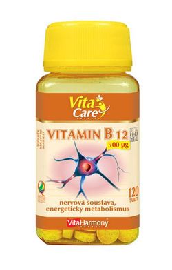 VitaHarmony Vitamín B12 - 120 tabliet s okamžitým účinkom