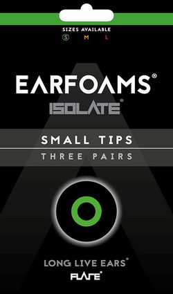 Earfoams® Isolate náhradné vankúšiky - 3 Páry Veľkosť: S