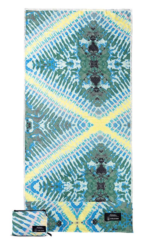 Rýchloschnúci osuška Matador x Volcom Beach Towel 76x152 cm Farba: Tie Dye