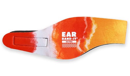 Ear Band-It® Ultra batikovaná Oranžová Veľkosť čelenky: Velká (10 - 99 rokov)
