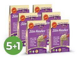 Výhodný balíčk konjakových thajských rezancov Slim Pasta v náleve 5+1 zadarmo