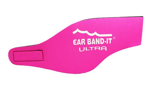 Ear Band-It® Ultra Ružová Čelenka na plávanie Veľkosť čelenky: Velká (10 - 99 rokov)