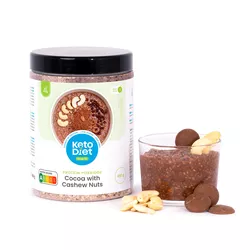 Proteínová kaša – kakaová s kešu orechmi a brezovým cukrom