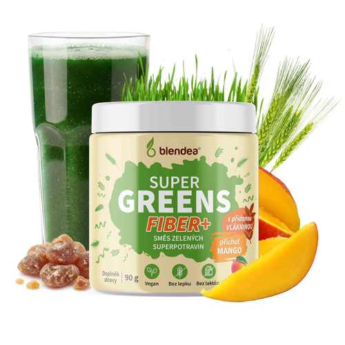 Blendea Supergreens Fiber+ Mango BIO 90 g
