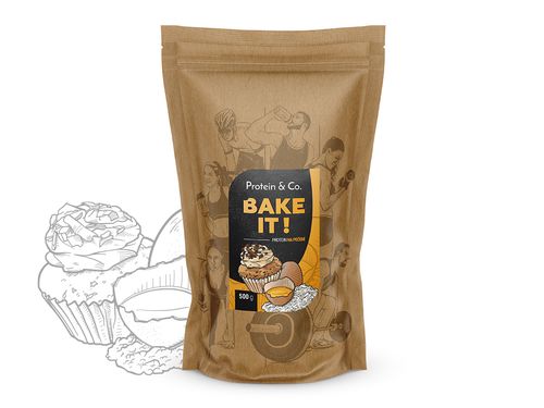 Protein & Co. Bake it! - pečící protein Hmotnosť: 500 g