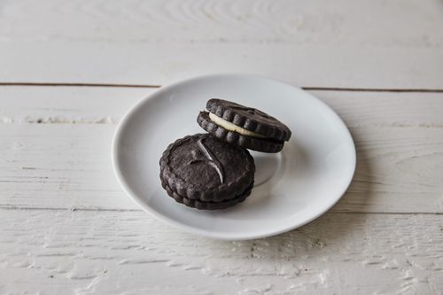 KetoMix Proteínové kakaové sušienky s vanilkovou náplňou (4 porcie)